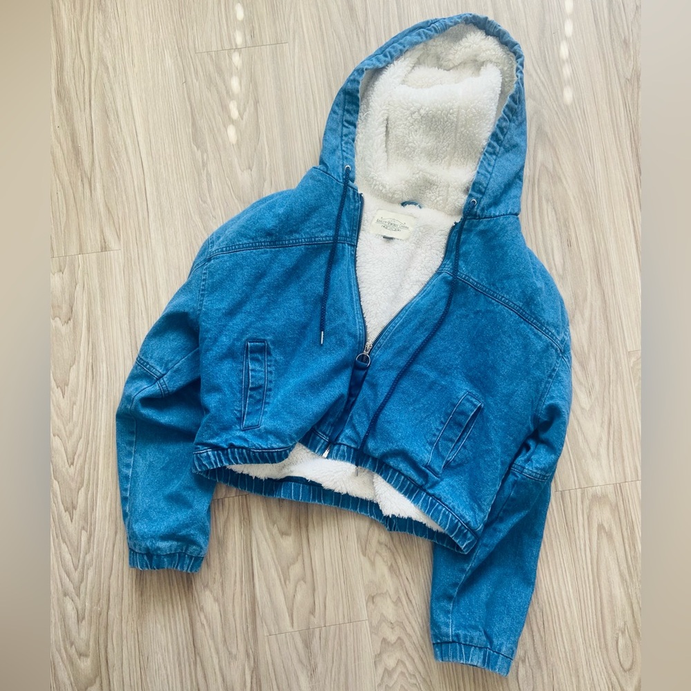(M) cropped Jean jacket